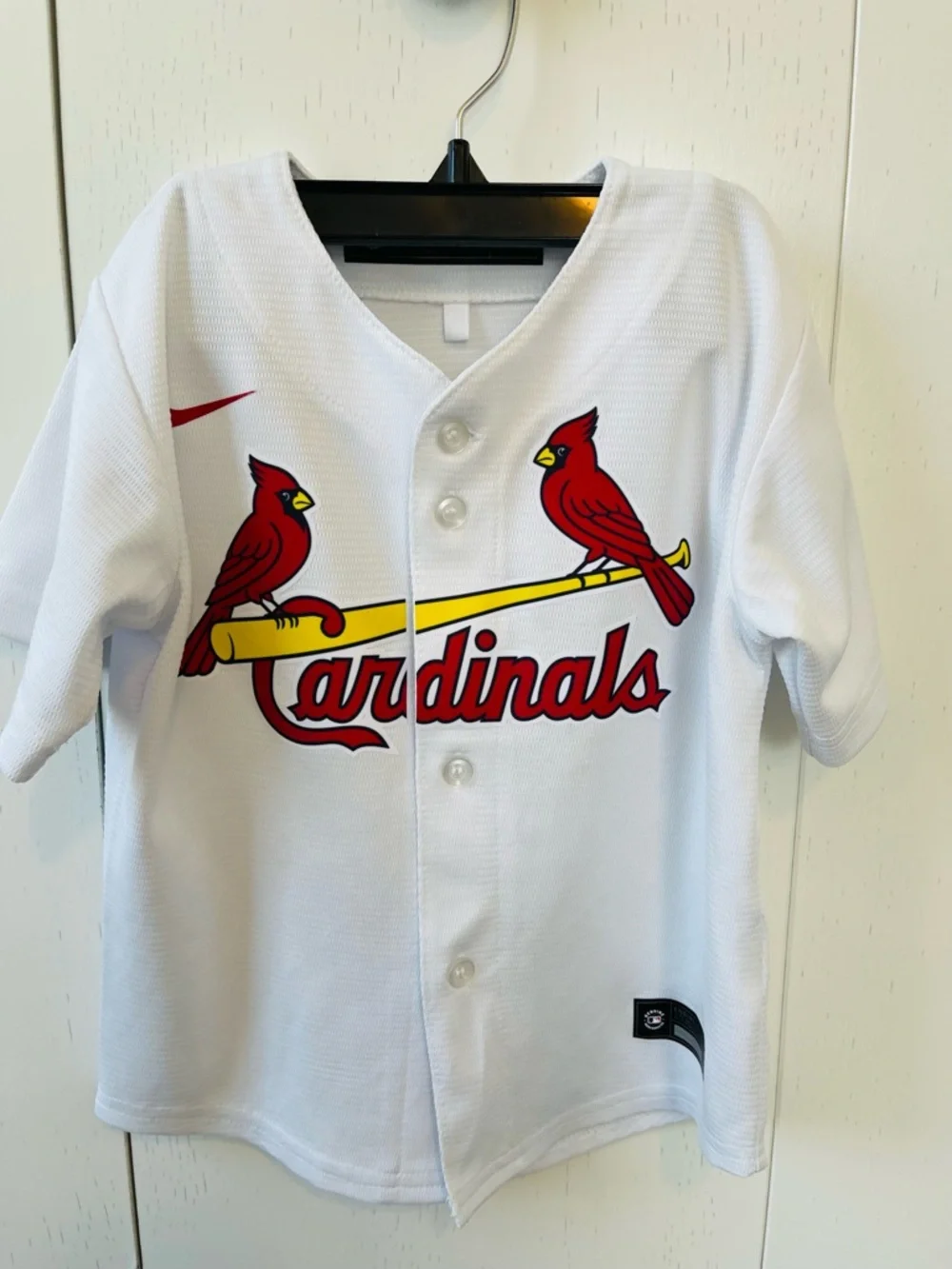 St Louis Cardinals Nike Toddler White Home
Baseball Jersey Size 3T - Picture 1 of 5
